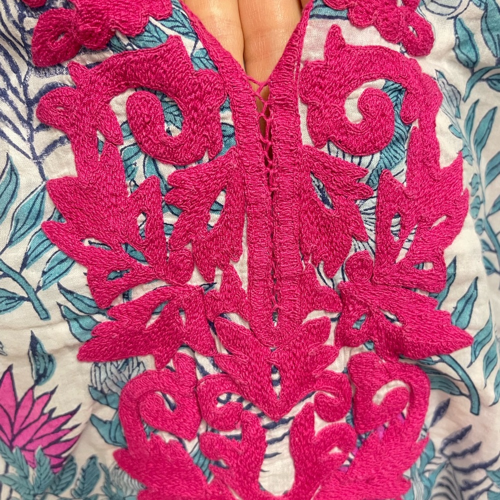 Roberta Roller Rabbit Pattern Cover Up - image 5